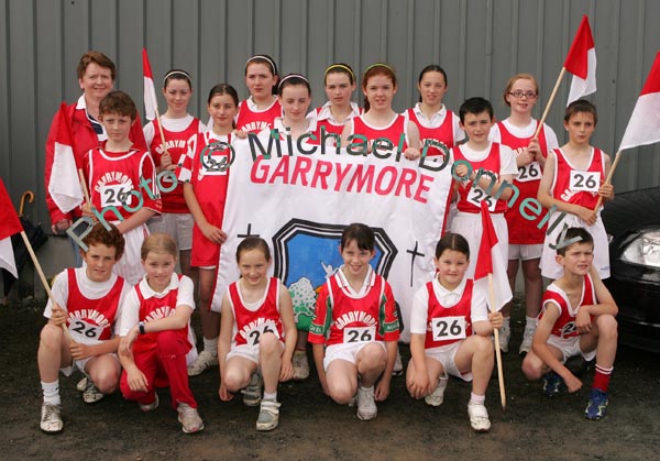 Garrymore athletes and mentors at the Mayo finals of the HSE Community Games in Claremorris. Photo:  Michael Donnelly