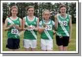 The Castlebar Girls took Gold in the U-14 Relay pictured with their Gold medals at the Mayo finals of the HSE Community Games in Claremorris, from left: Laura Nugent, Claire O'Brien, Tanya Ruane and Ciara Felle. Photo:  Michael Donnelly