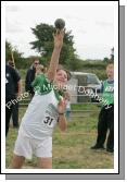 Niamh McLoughlin Burrishoole in winning form at the girls U-14 Shot Putt at the Mayo finals of the HSE Community Games in Claremorris. Photo:  Michael Donnelly