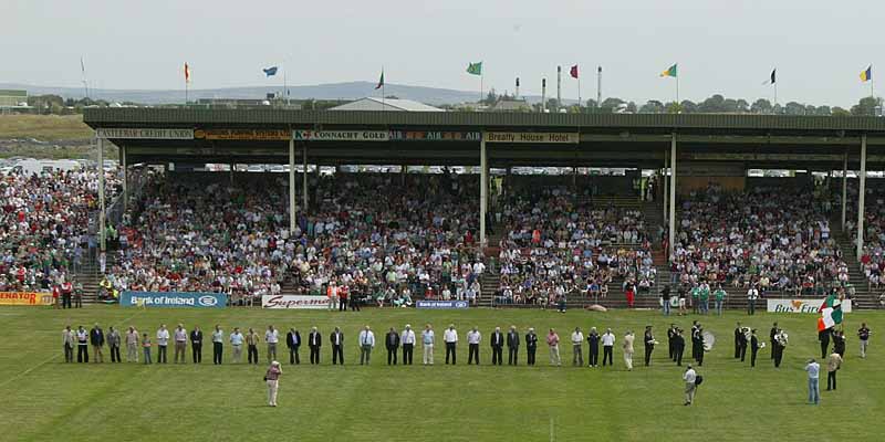 Mayo team who won Connacht SFC in 1981who were honoured before the Bank of Ireland Connacht Senior Football Championship in McHale Park Castlebar