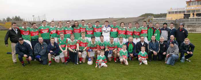 Ballina Stephenites B who were defeated by Aughamore in the Breaffy House and Spa  County Junior Football Final in McHale Park Castlebar. Photo: Michael Donnelly
