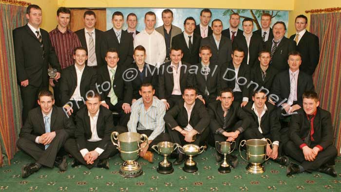 Crossmolina Deel Rovers Junior Team and management pictured at their Dinner Dance in Hiney's Upper Deck, Crossmolina. Photo:  Michael Donnelly