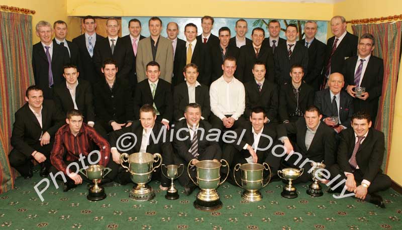 Crossmolina Deel Rovers senior Team and management pictured at their Dinner Dance in Hiney's Upper Deck, Crossmolina. Photo:  Michael Donnelly