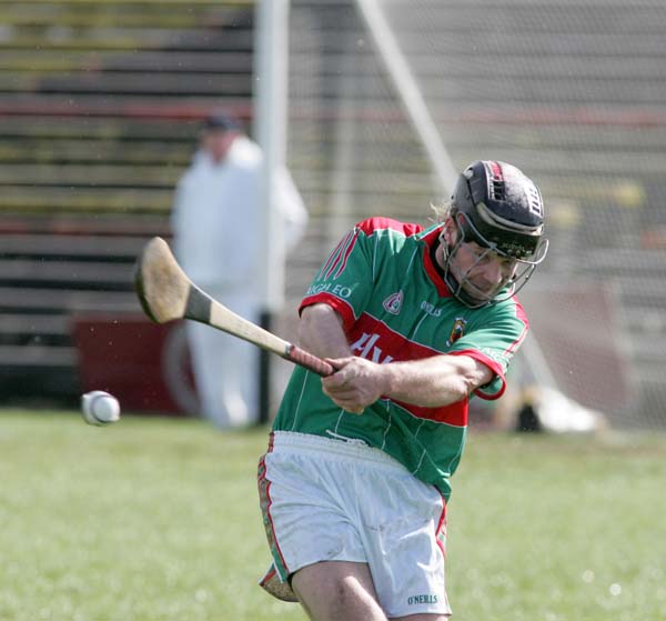 Ger Whyte in action Mayo against London in the Allianz National Hurling League Div 2B round 3 in McHale Park Castlebar. Photo:  Michael Donnelly
