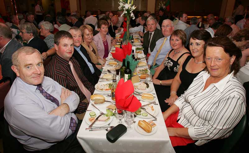 Group from Belmullet, pictured at the Mayo GAA Corporate Night in the Failte Suite, Welcome Inn Hotel Castlebar. Photo:  Michael Donnelly