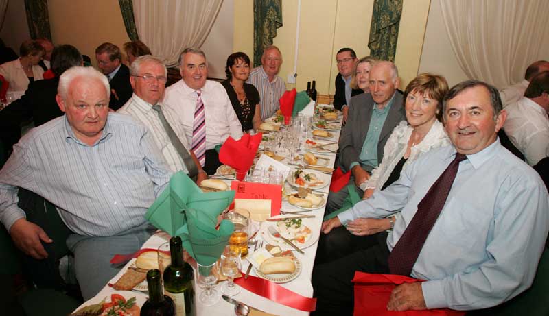 Group from Claremorris, pictured at the Mayo GAA Corporate Night in the Failte Suite, Welcome Inn Hotel Castlebar. Photo:  Michael Donnelly