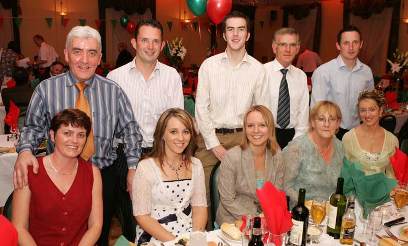 Eddie Murphy and friends Ballyhaunis at the Mayo GAA Corporate Night in the Failte Suite, Welcome Inn Hotel Castlebar. Photo:  Michael Donnelly