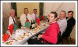 Gabriel Joyce, Westport, and friends at the Mayo GAA Corporate Night in the Failte Suite, Welcome Inn Hotel Castlebar. Photo:  Michael Donnelly 