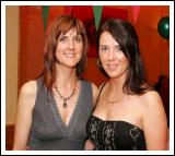 Cllr Michelle Mulhern and her sister Karen Mulhern pictured at the Mayo GAA Corporate Night in the Failte Suite, Welcome Inn Hotel Castlebar. Photo:  Michael Donnelly