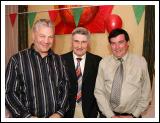 Pictured with Special Guest Mick O'Dwyer, at the Mayo GAA Corporate Night in the Failte Suite, Welcome Inn Hotel Castlebar, from left: Willie Joe Padden and Toby McWalter. Photo:  Michael Donnelly