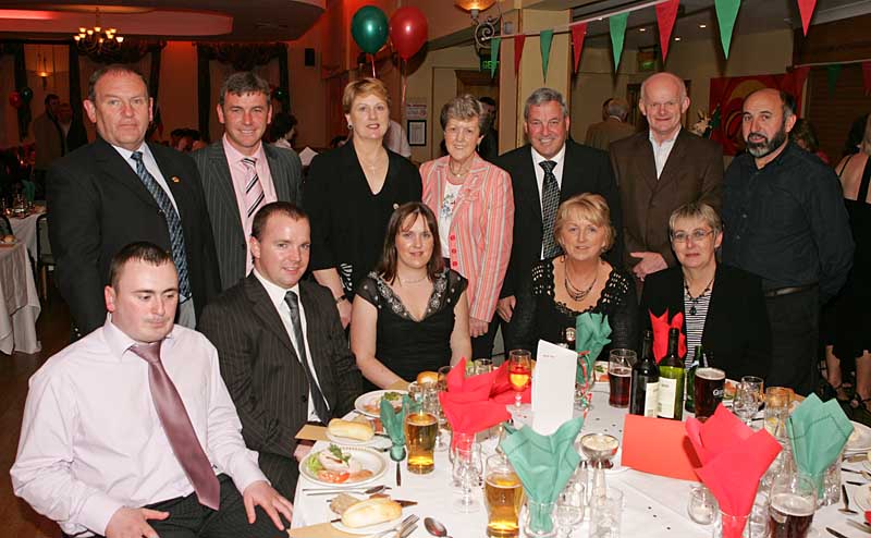 Group from Kiltane GAA club at the Mayo GAA Corporate Night in the Failte Suite, Welcome Inn Hotel Castlebar. Photo:  Michael Donnelly