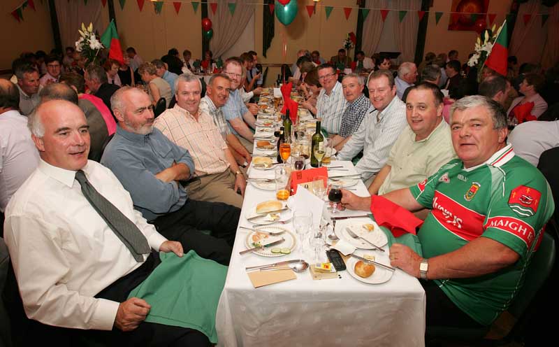 Group from Kiltimagh GAA pictured at the Mayo GAA Corporate Night in the Failte Suite, Welcome Inn Hotel Castlebar. Photo:  Michael Donnelly