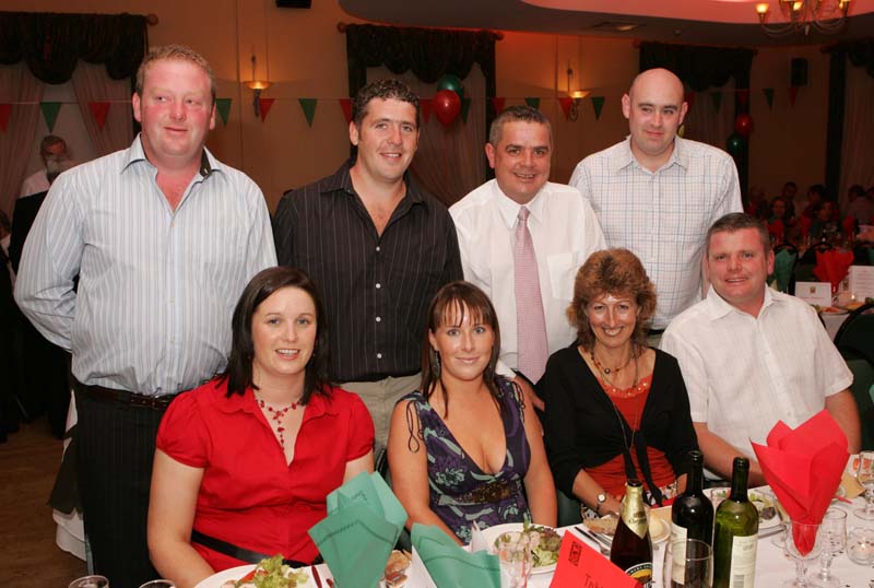 Group from Trust Contracts, Kiltimagh, pictured at the Mayo GAA Corporate Night in the Failte Suite, Welcome Inn Hotel Castlebar. Photo:  Michael Donnelly
