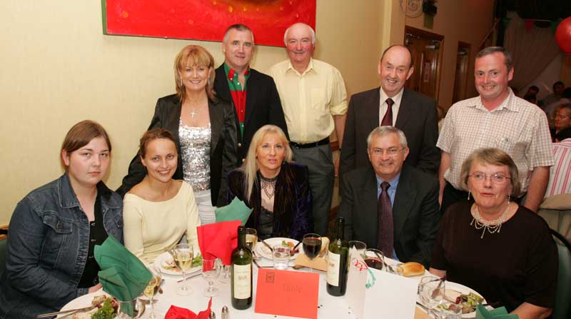 Group pictured at T.J. Gaughan's table at the Mayo GAA Corporate Night in the Failte Suite, Welcome Inn Hotel Castlebar. Photo:  Michael Donnelly