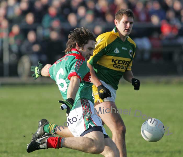 Billy Joe Padden in attack mode in the 1st round of the Allianz National Football League in McHale Park Castlebar. Photo:  Michael Donnelly