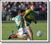 Billy Joe Padden in attack mode in the 1st round of the Allianz National Football League in McHale Park Castlebar. Photo:  Michael Donnelly