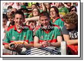 Supporting Mayo against Tyrone in the ESB GAA All Ireland Minor Football Final in Croke Park. Photo:  Michael Donnelly
