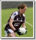Galway's Sarah Noone in action in the Connacht Ladies Football TG4 Senior Championship final in Tuam. Photo:  Michael Donnelly