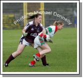 Lisa Cafferkey in action for Mayo in the Connacht Ladies Football TG4 Senior Championship final in Tuam. Photo:  Michael Donnelly