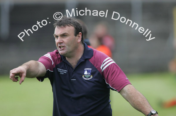 Galway's Ladies team manager Pat Costello in the Connacht Ladies Football TG4 Senior Championship final in Tuam. Photo:  Michael Donnelly