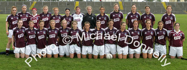 Galway who were defeatedby Mayo in the Connacht Ladies Football TG4 Senior Championship final in Tuam. Photo:  Michael Donnelly