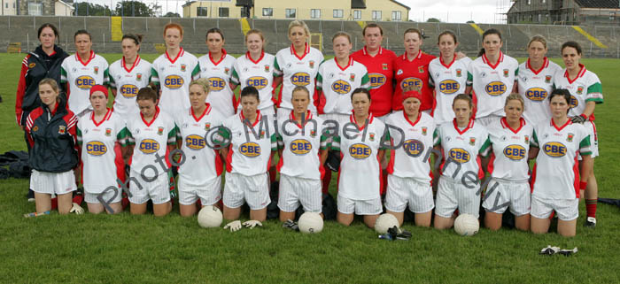 Mayo who defeated Galwway in the Connacht Ladies Football TG4 Senior Championship final in Tuam. Photo:  Michael Donnelly
