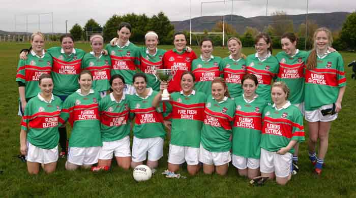  Kilmoremoy (Ballina/Ardnaree) who defeated Claremorris in the final of the Mayo ladies Senior Div 2  league at Foxford. Photo: Michael Donnnelly