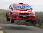 Sean Gallagher and Enda Sherry, Leitrim in action in their Impressa WRC on stage 1 of the TF Royal Hotel and Theatre Mayo Stages Rally 2005. Photo: Michael Donnelly