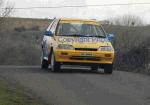 Tadhg  and Shane Buckley Ballyhaunis in class 1 in a Swift on stage 1 of the TF Royal Hotel and Theatre Mayo Stages Rally 2005. Photo Michael Donnelly
 

