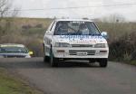  Michael and Derek Lavelle Achill in a Corolla in class 11 on stage 1 of the TF Royal Hotel and Theatre Mayo Stages Rally 2005. Photo Michael Donnelly
 