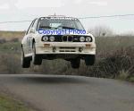 PJ McDermott and  Sean Harris Lifford in action in their BMW M3 on stage 1 of the TF Royal Hotel and Theatre Mayo Stages Rally 2005. Photo: Michael Donnelly