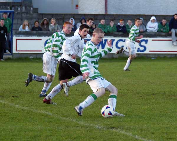 Tom King (nearest camera) with  Ronan O Boyle (on left) and  Shane Hynes on right, Photo Michael Donnelly