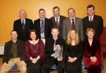 Paul Severs  and group  at the Connacht GAA Sportswriters Presentation Dinner in the TF Royal Hotel and Theatre Castlebar.
