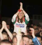 This lady stood out in the crowd for the Ballina Stephenites Homecoming in James Stephens Park Ballina. Photo Michael Donnelly