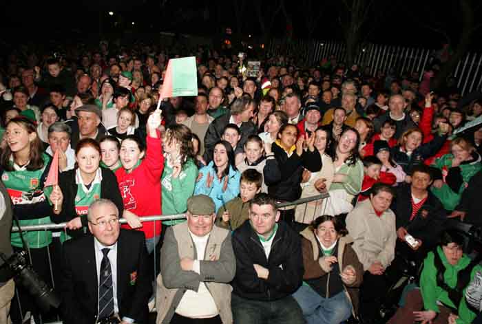 Homecoming celebrations in James Stephens Park, Ballina. Photo Michael Donnelly