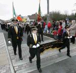 Castlebar Concert and Marching Band, pictured at the Castlebar St Patrick's Day Parade. Photo Michael Donnelly 