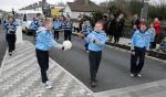 Pupils from St Patricks De La Salle BNS having a ball at the Castlebar St Patrick's Day Parade. Photo Michael Donnelly 