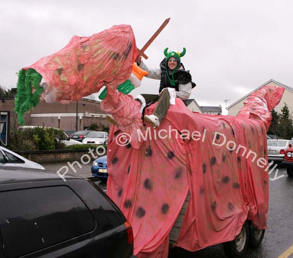 McWilliam Park Hotel float at St Patrick's Day Parade in Claremorris. Photo:  Michael Donnelly