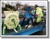 Vintage farm equipment float at St Patrick's Day Parade in Claremorris. Photo:  Michael Donnelly