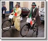 Drinking? No need to  drive Use Kitty McGreals Booze Bikes at St Patrick's Day Parade in Kiltimagh. Photo:  Michael Donnelly