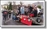 Transition year models at St Patrick's Day Parade in Kiltimagh. Photo:  Michael Donnelly