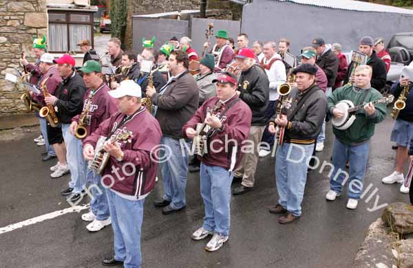 The Quaker City String Band at St Patrick's Day Parade in Kiltimagh. Photo:  Michael Donnelly