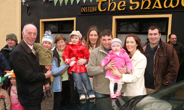 Spectators at St Patrick's Day Parade in Shrule. Photo:  Michael Donnelly