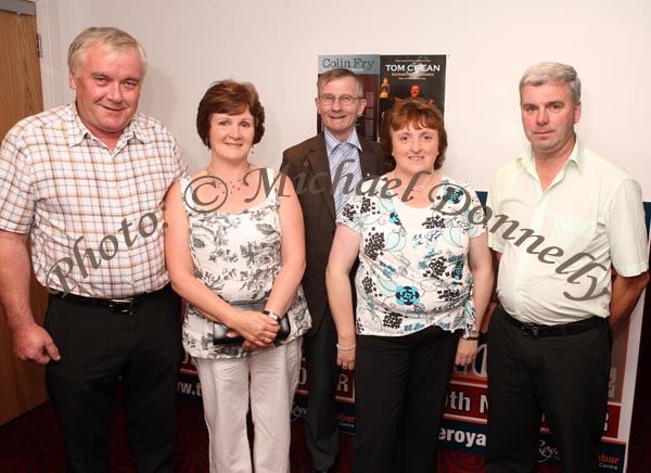 Pictured at Big Tom in the Castlebar Royal Theatre, from left: Pat Doyle Manchester/ Gaway; Breege Doherty, Manchester/Crossmolina; Michael Maughan Tipperary and Mary and Peter Carolan, Keenagh. Photo: Michael Donnelly.