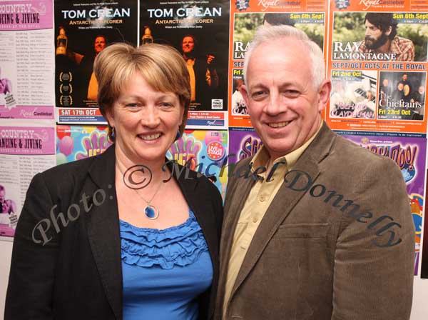 Geraldine and Michael Heneghan, Roundfort, pictured at Big Tom in the Castlebar Royal Theatre. Photo: Michael Donnelly.