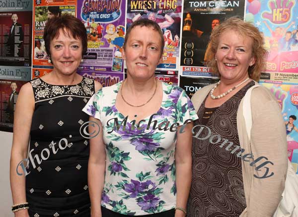 Breege Coen, Hollymount, Rose Kirrane, Castlebar and Mary Moylette, Newport, pictured at Big Tom in the Castlebar Royal Theatre. Photo: Michael Donnelly.