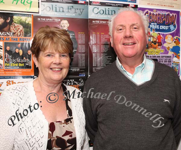 Philimena and John Commins, London/Crossmolina pictured at Big Tom in the Castlebar Royal Theatre. Photo: Michael Donnelly.