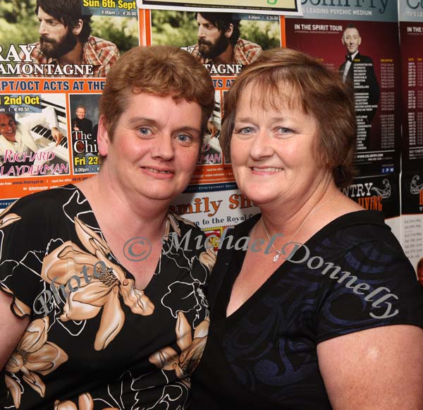 Pauline Geraghty, Swinford and Teresa Houlihan Kiltimagh, pictured at Big Tom in the Castlebar Royal Theatre. Photo: Michael Donnelly.