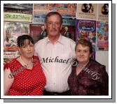 Betty Coleman, Ballina, pictured with Vincent and Teresa Kelly, Abbeytown Crossmolina, at Big Tom in the Castlebar Royal Theatre. Photo: Michael Donnelly.