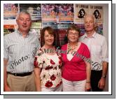 Tom and Anne O'Malley and Christina and Tom Hanahoe Crossmolina, pictured at Big Tom in the Castlebar Royal Theatre. Photo: Michael Donnelly.